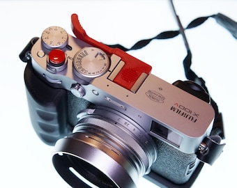 富士フイルム Fuji X100V X100VI ホットシューカバー サムレスト 3D