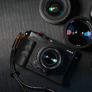 Fujifilm X-E4 Hand Grip with Built-in Thumb Rest | XE4 | 3D Printed L-Shape Right Hand Grip | Camera Case | Perfect gift for photographers