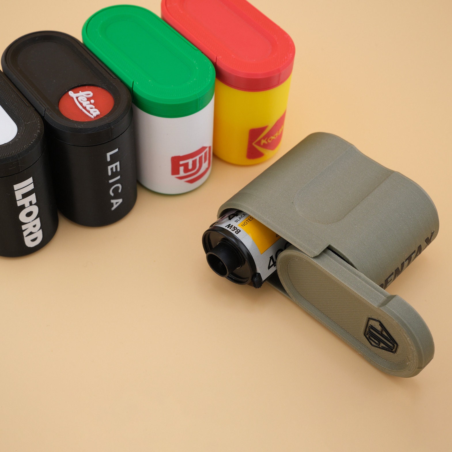 Retro 135mm Film Container - Holds 2 Rolls | Christmas Gift