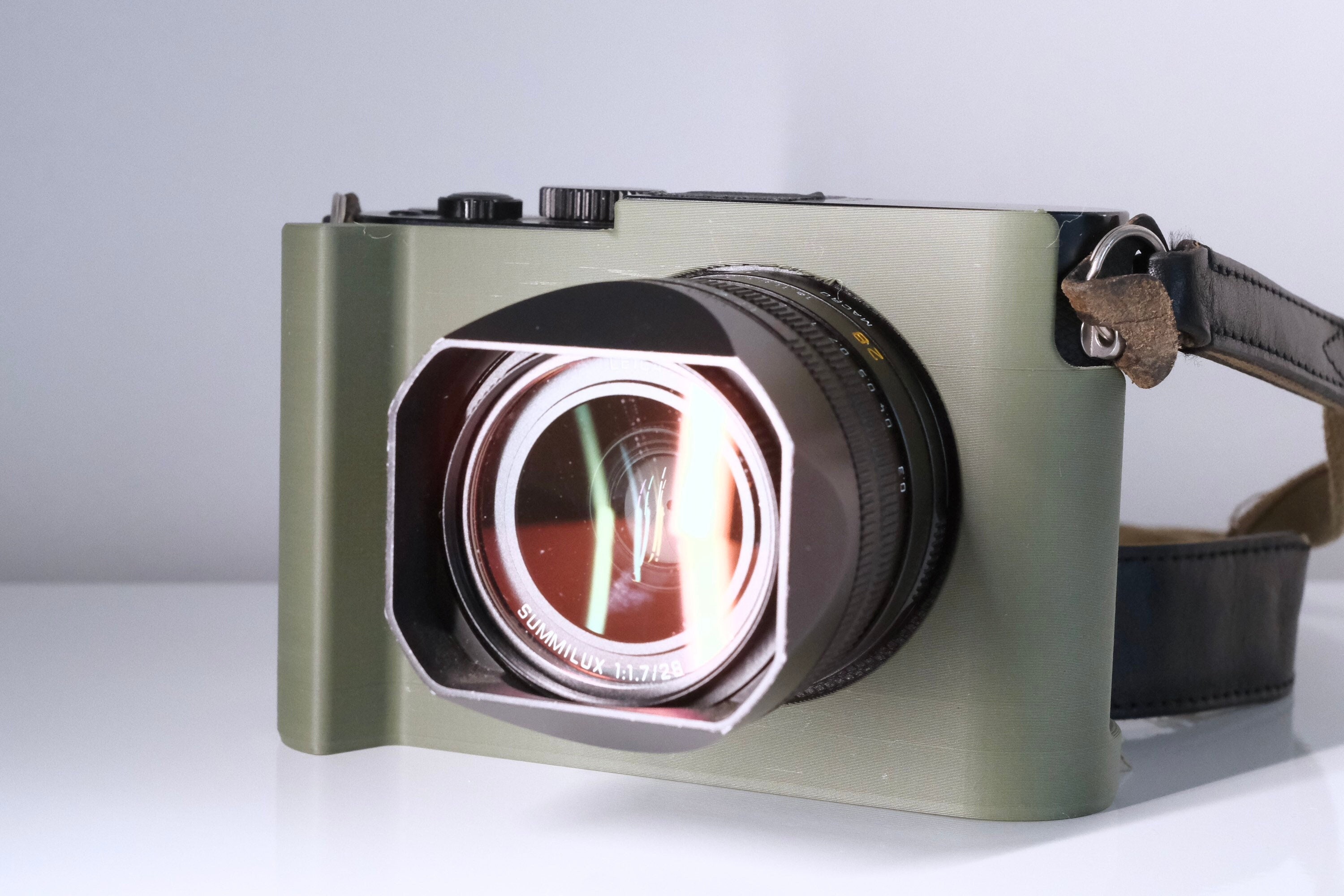 Leica Q Stealth Case With Open Battery Window and Built-in Apple