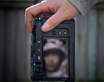 Impugnatura Laterale Ergonomica In Legno Per Fotocamera – Regolabile, Smontabile E Con Attacchi Per Accessori