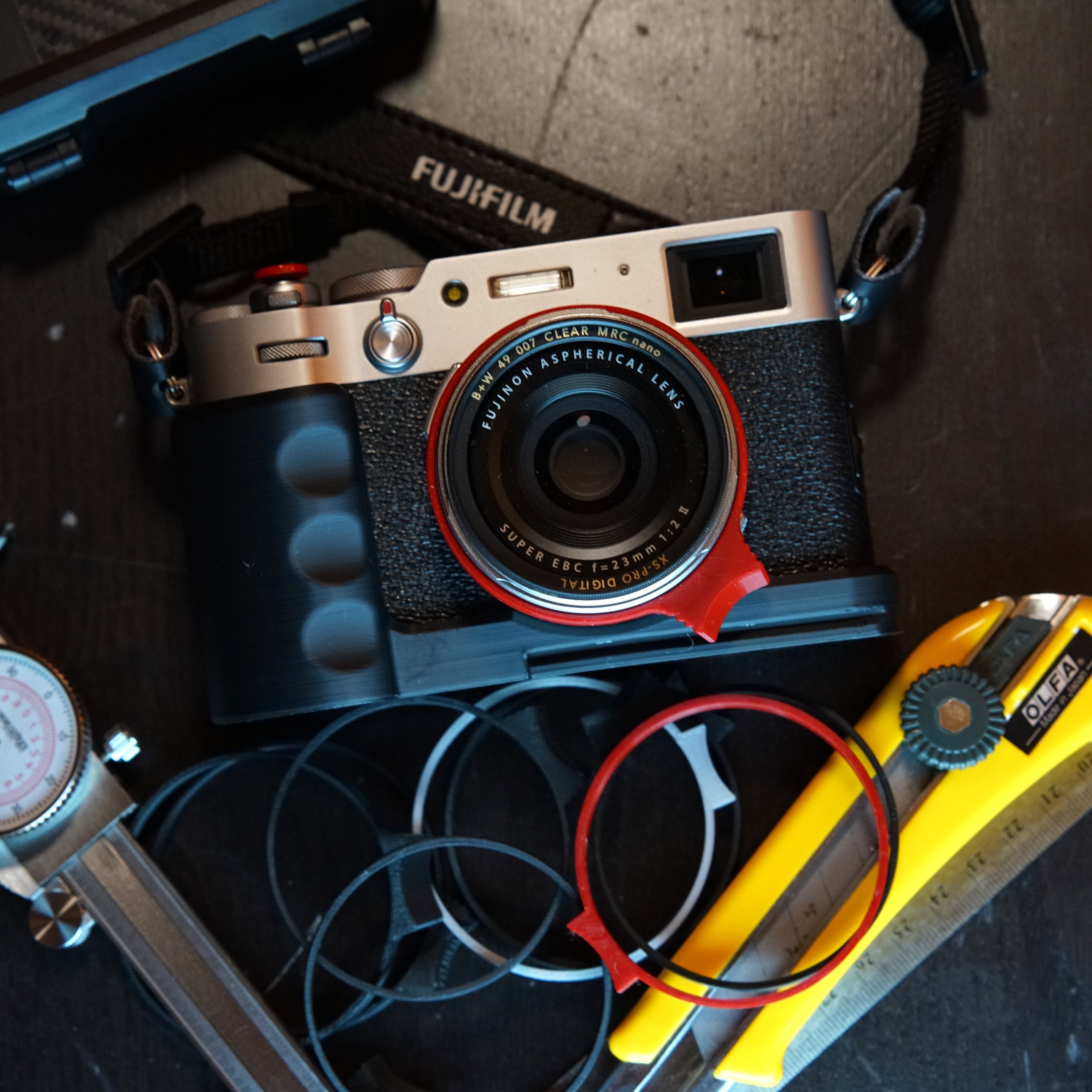 te rechtvaardigen Kauwgom compact Fujifilm Fuji X100V Camera Leica Style Manual Focus Ring Tab - Etsy