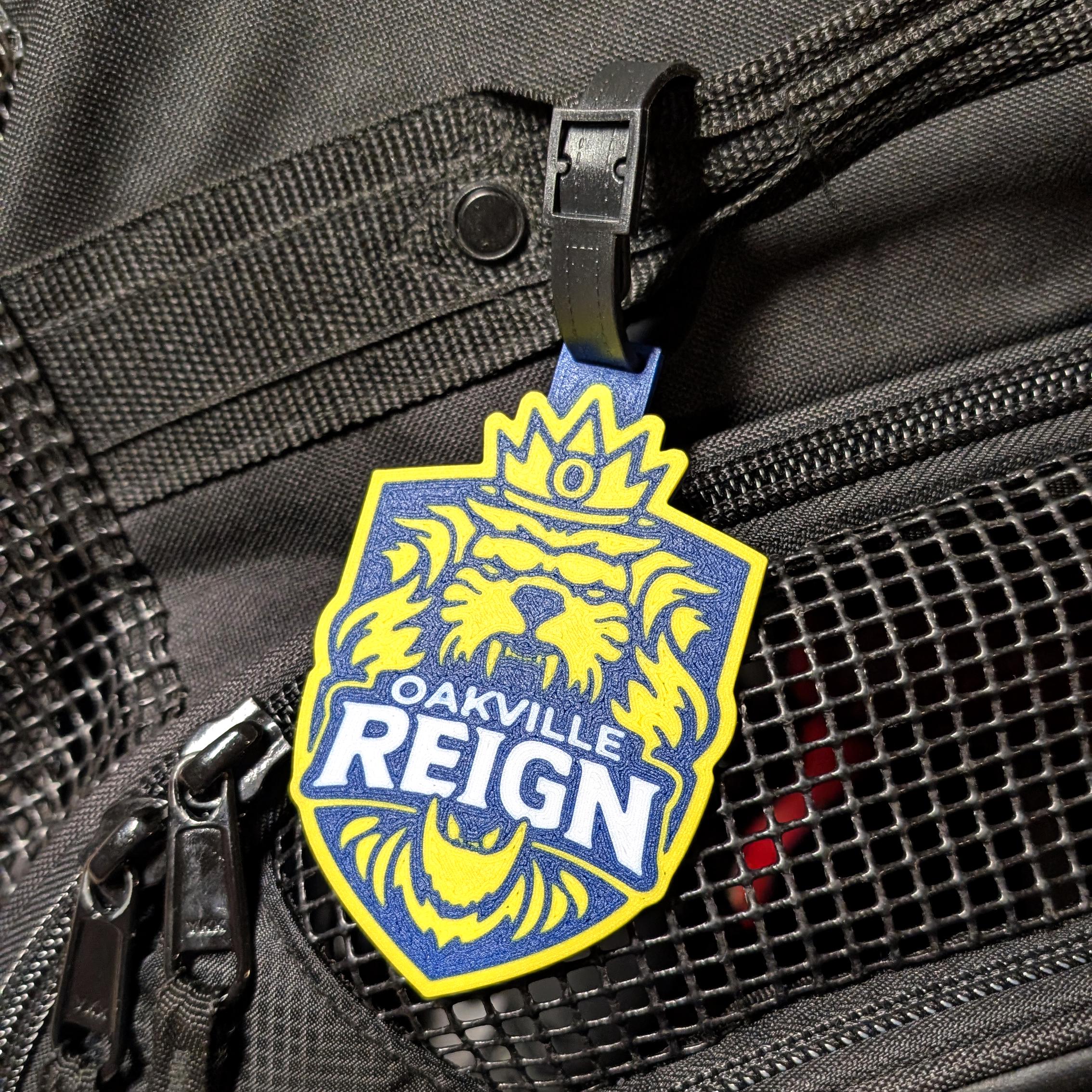 オリエンテーリング バッジ Custom Sports Bag Tag With Team Logo | Personalized Name & Number