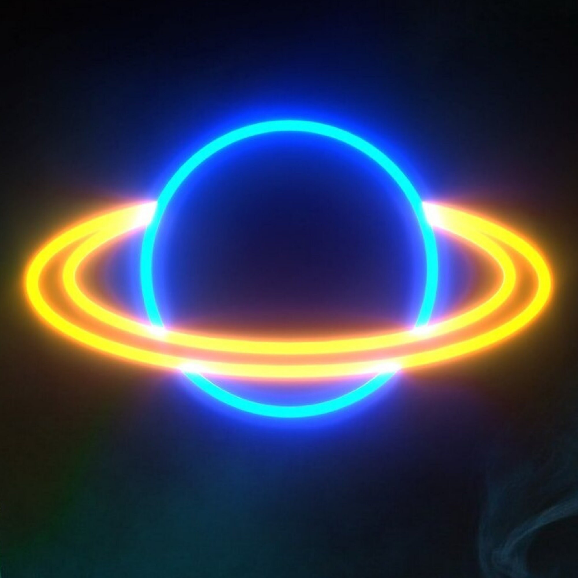 Néon Led Saturne 3D