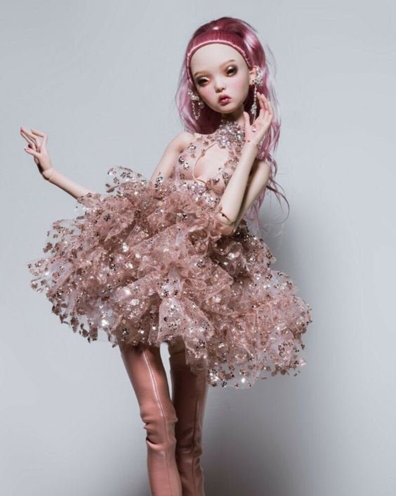 1/4 Doublejointed BJD Doll Body Etsy