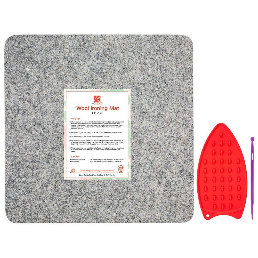 14 x 14 Wool Pressing Mat Easy Press Great for Etsy