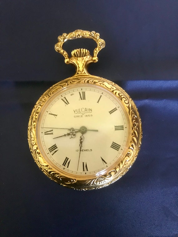 Vintage Vulcain Ladies Pocket Watch 17 Jewels - Etsy