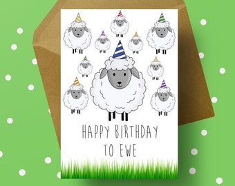 Happy Birthday Ewe Etsy