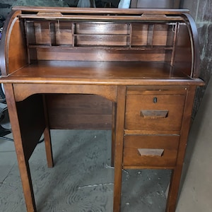 Vintage Children Roll Top Desk - Paris MFG Co. - Etsy