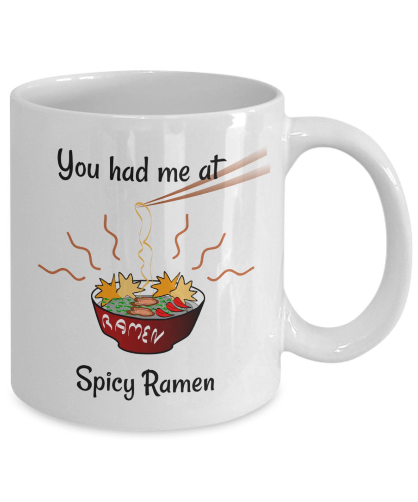 Taza de ramen picante You Had Me At Spicy Ramen Gift Idea Etsy