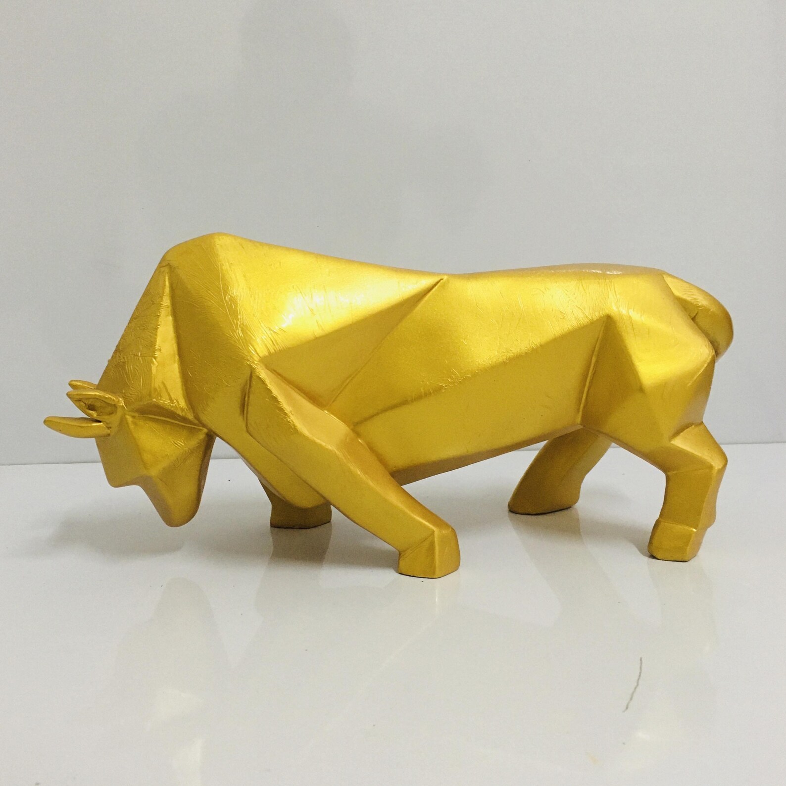 Bull Statue Share Market Room Desk Decor Home Etsy