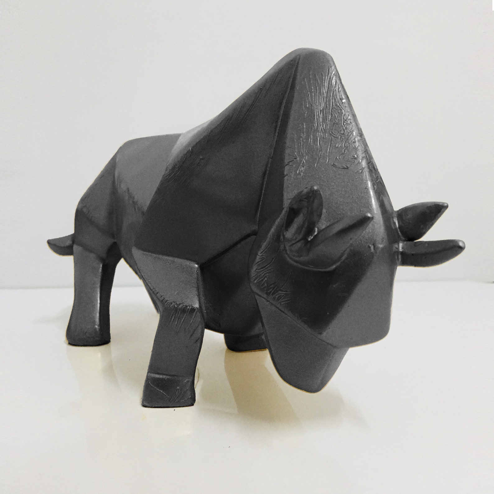 Bull Statue Share Market Room Desk Decor Home Etsy