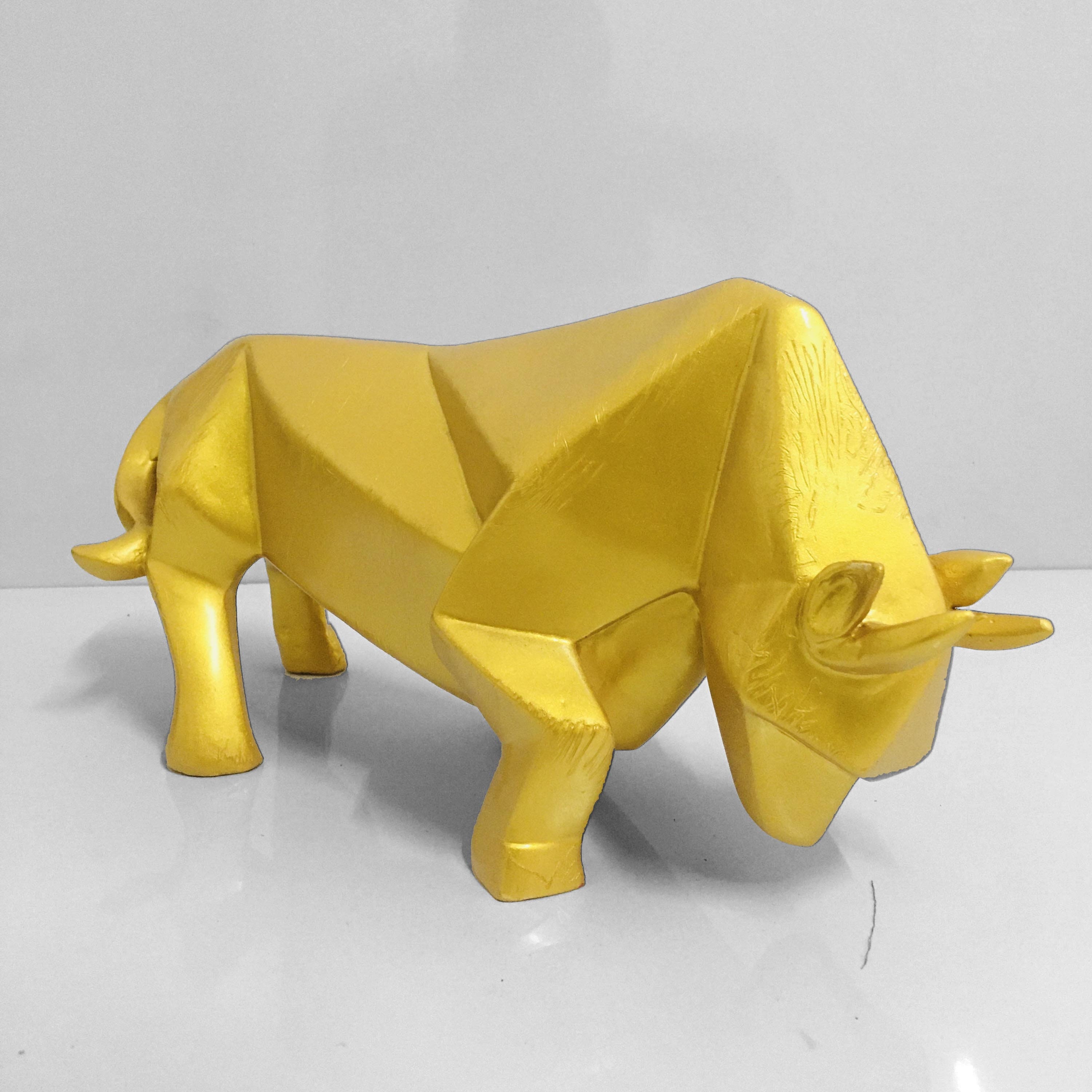 Bull Statue Share Market Room Desk Decor Home Etsy