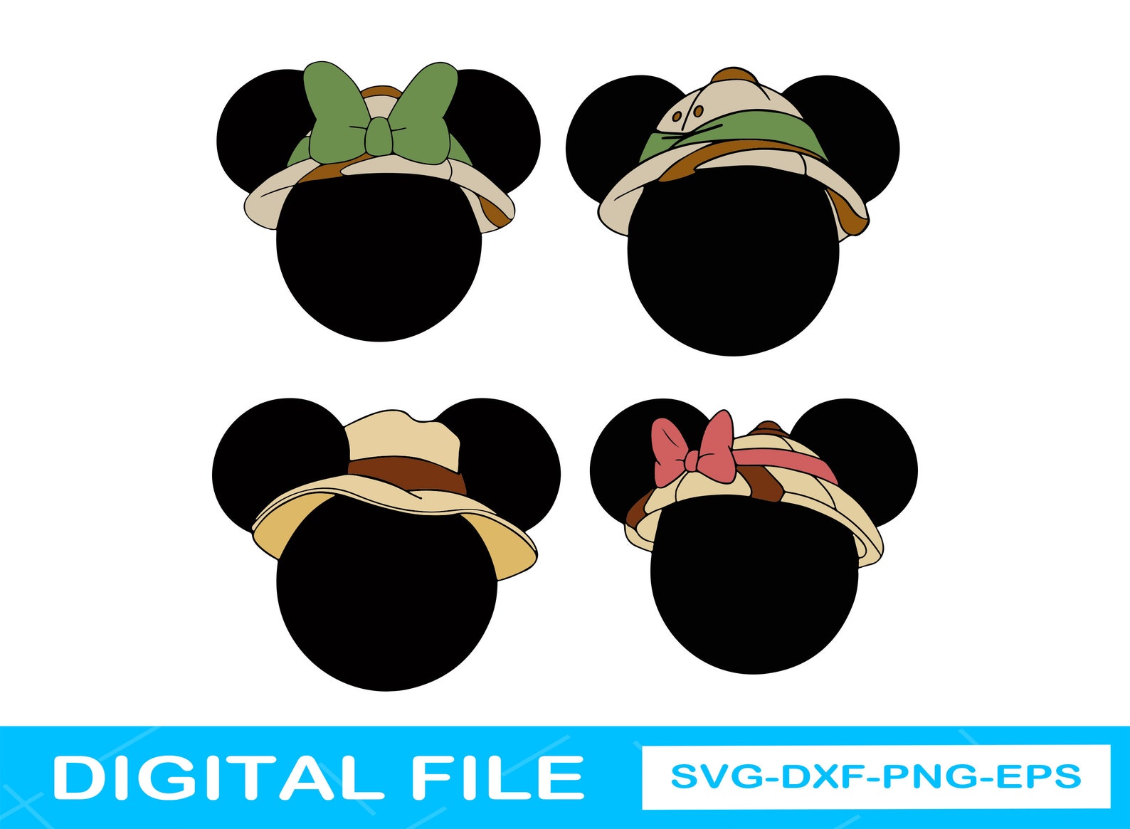 Download Mickey and Minnie Animal Kingdom Theme Svg Disney World Svg | Etsy