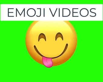 Animated Emoji Video Green Screen