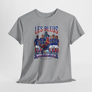 Kylian Mbappe France Soccer Shirt | Les Bleus 2026 World Cup Football Tee Sport Grey