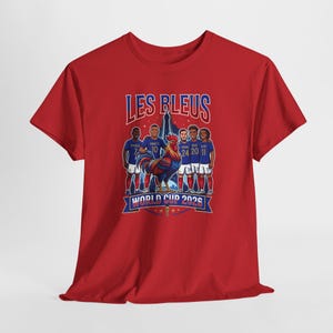 Kylian Mbappe France Soccer Shirt | Les Bleus 2026 World Cup Football Tee Red