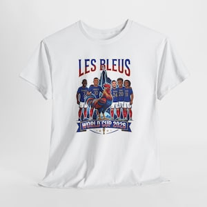 Kylian Mbappe France Soccer Shirt | Les Bleus 2026 World Cup Football Tee White