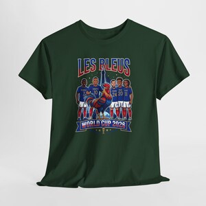 Kylian Mbappe France Soccer Shirt | Les Bleus 2026 World Cup Football Tee Forest Green