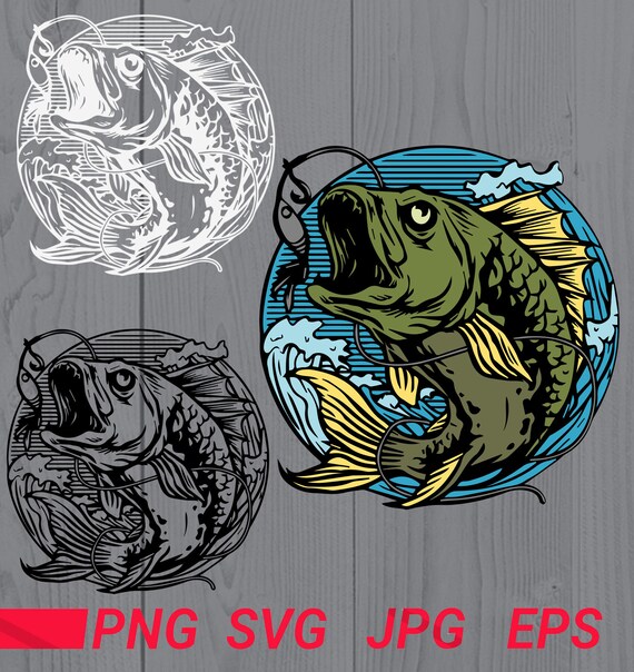 Trout Fish Svg File Fishing Svg Lake Fishing Svg Cut Out File | Etsy