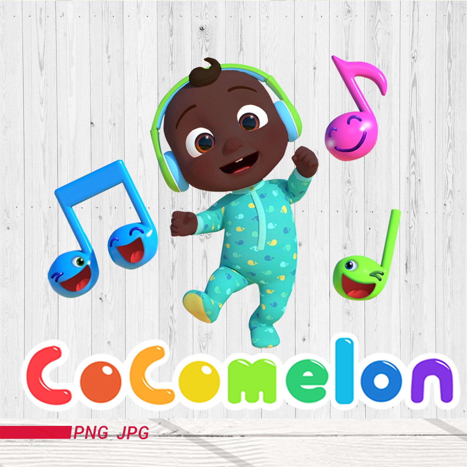 African-American Cocomelon Cocomelon Family Logo PNG | Etsy