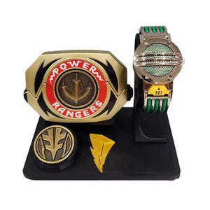 Power Ranger Legacy Morpher, coin and communicator stand