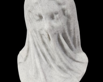 Veiled Virgin Mary Statue 3d printed