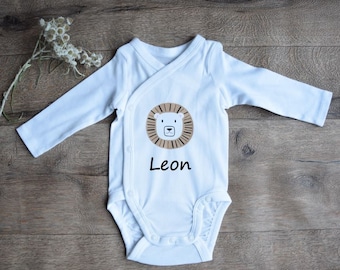Body wrap body lion name personalized gift birth baby gift birth gift