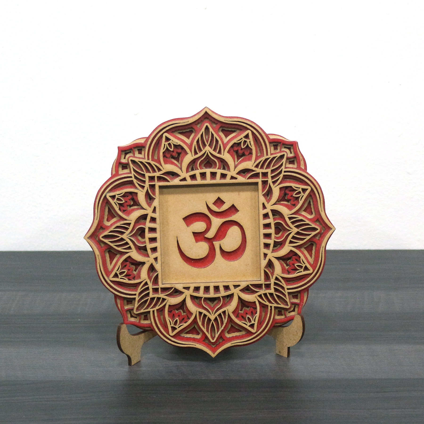 Om Mandala Wall Art Living Room Décor Pooja Room Decor Ohm Etsy