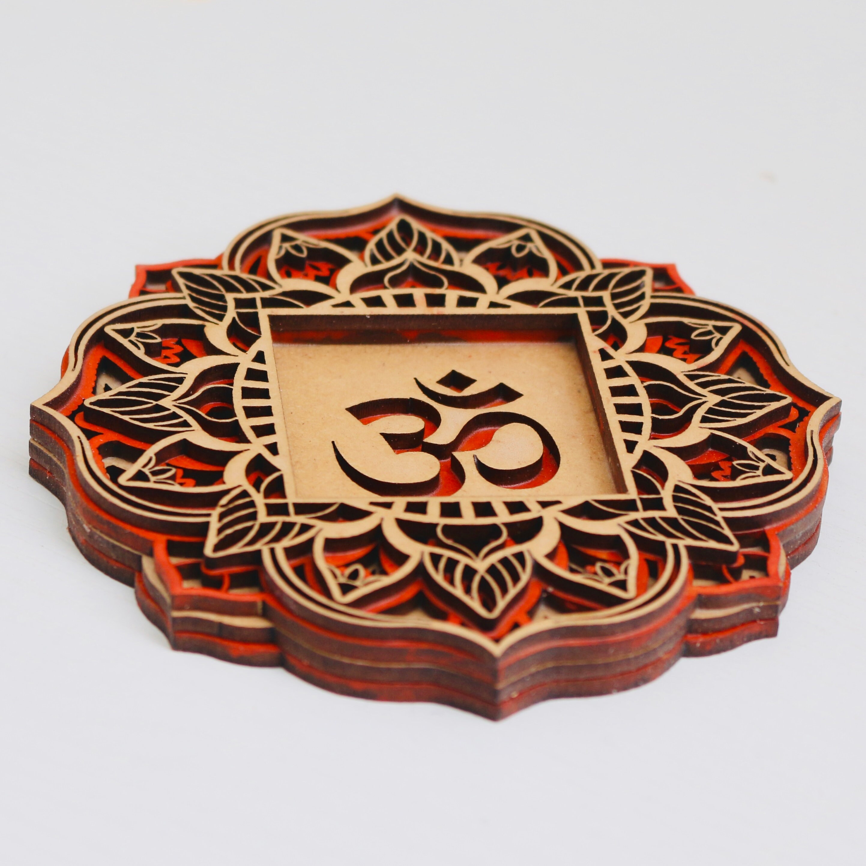 Om Mandala Wall Art Living Room Décor Pooja Room Decor Ohm Etsy