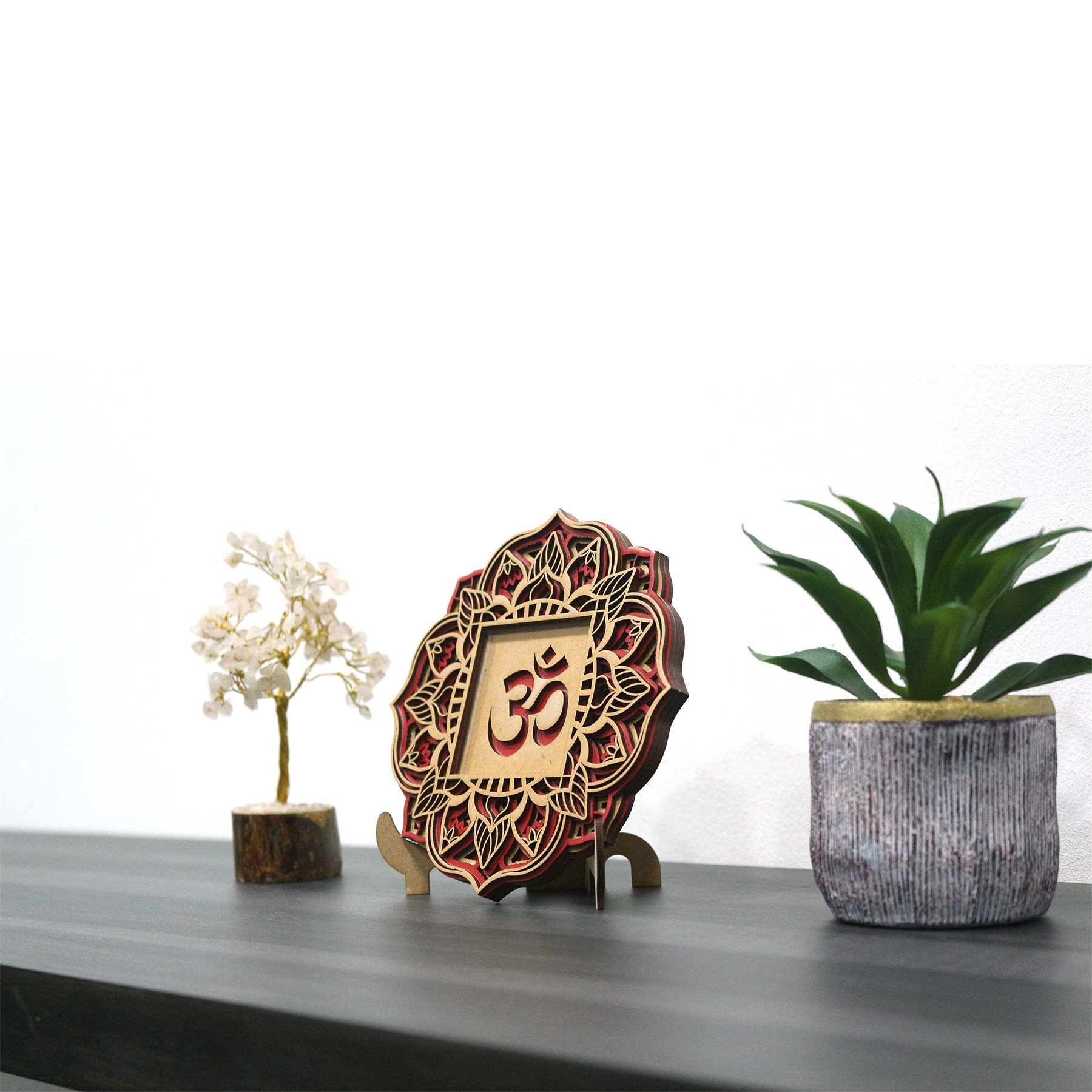 Om Mandala Wall Art Living Room Décor Pooja Room Decor Ohm Etsy