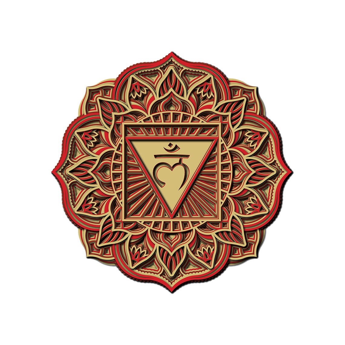 Chakra Mandala Wooden Wall Art, Spiritual Home Decor - Etsy