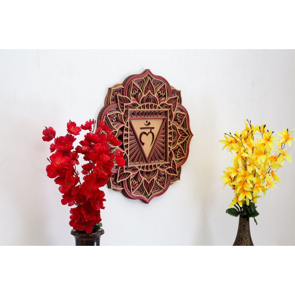 Chakra Mandala Wooden Wall Art, Spiritual Home Decor - Etsy
