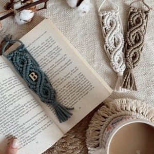 Macrame bookmark l BOHO l gift idea l personalisable