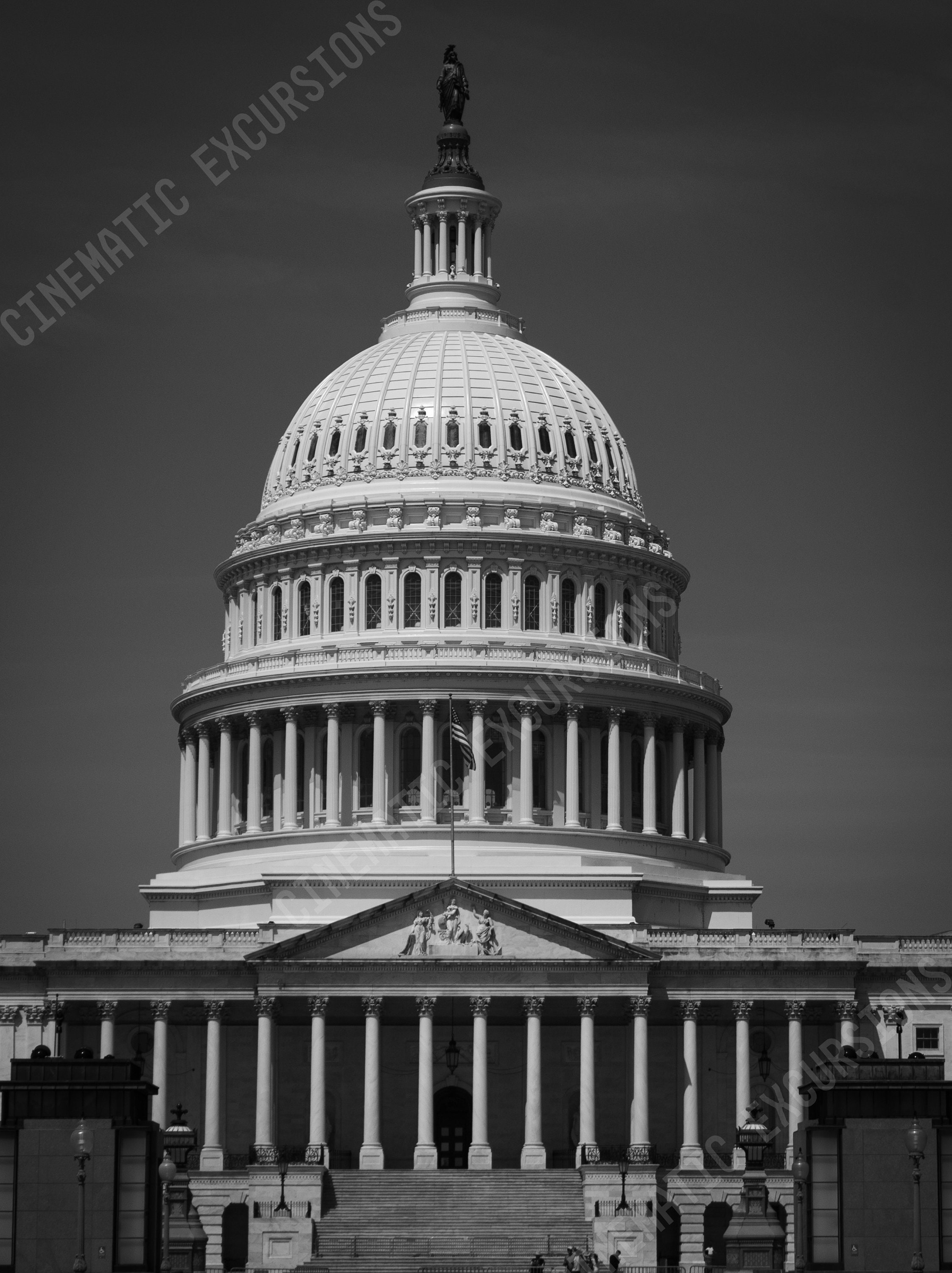 Washington DC Print | US Capitol Building | Black and White Photography ...