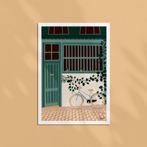 Illustration print - House