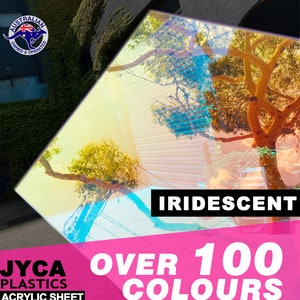 IRIDESCENT Acrylic Sheet Radiant Rainbow Perspex Sheet Panel 【Best Price】 Free Post