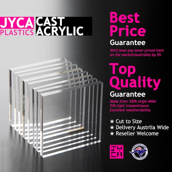 CLEAR Acrylic Sheet Perspex Sheet Panel 【 1 - 10mm thick 】 FREE POST