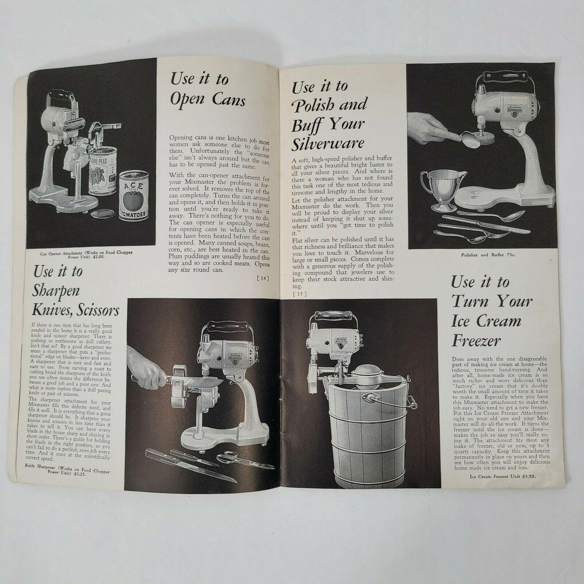 Sunbeam Mixmaster Manuals 1950 1947 1936 Collection Set of 3 Etsy