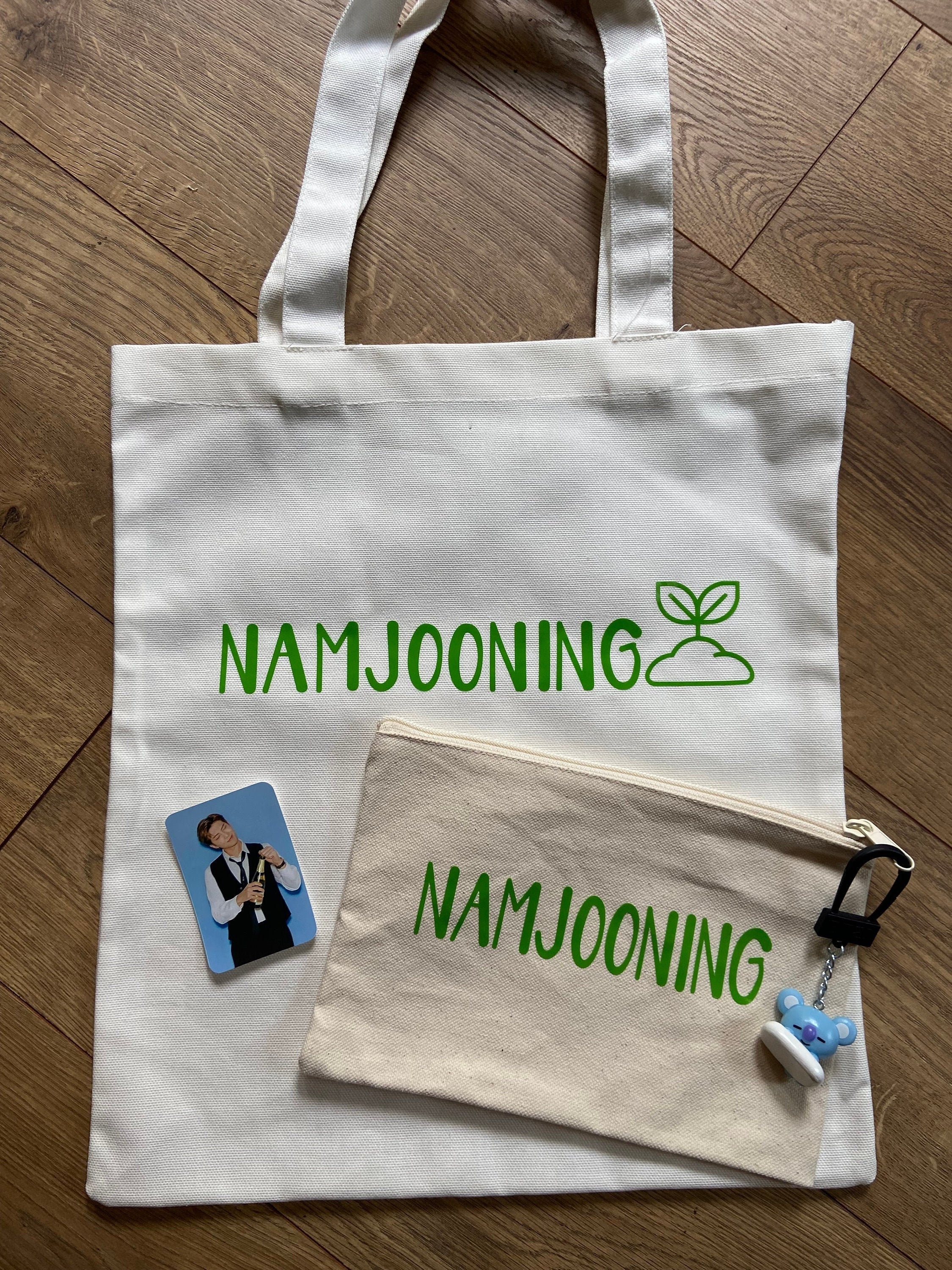 Namjooning Tote Bag / Caja de lápiz / Bolsa de lápiz / RM / | Etsy