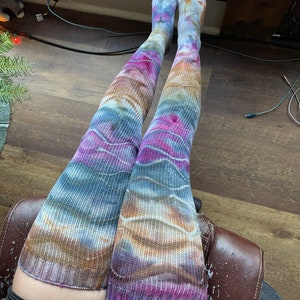 Jewel tone Thigh high socks