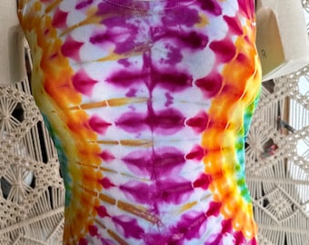 Camiseta sin mangas Double Rainbow talla pequeña