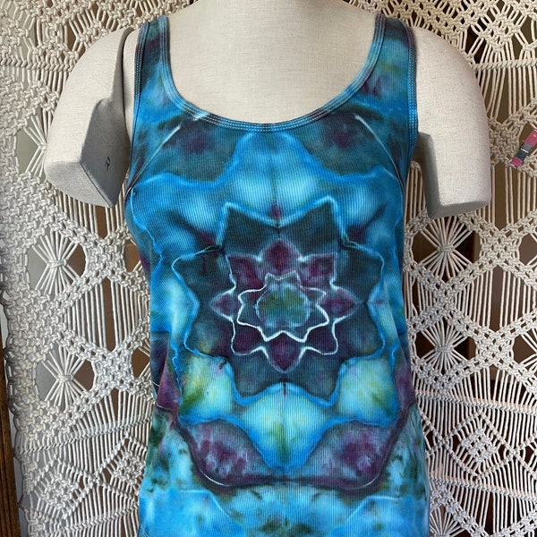 Jeweled mandala tank top