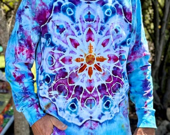 Rainbow Mandala T-shirt XL