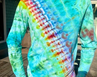 Rainbow Stripe long sleeve tshirt