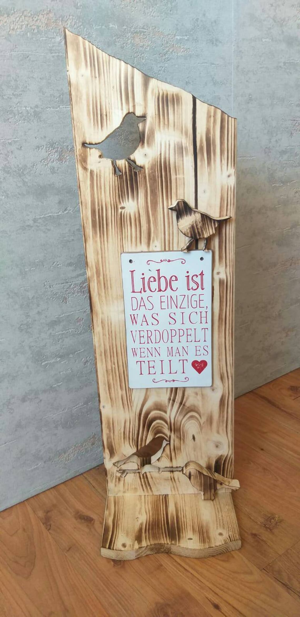 3D Holzbrett Vögel Sprüche.Holzbrett mit Vögel Etsy