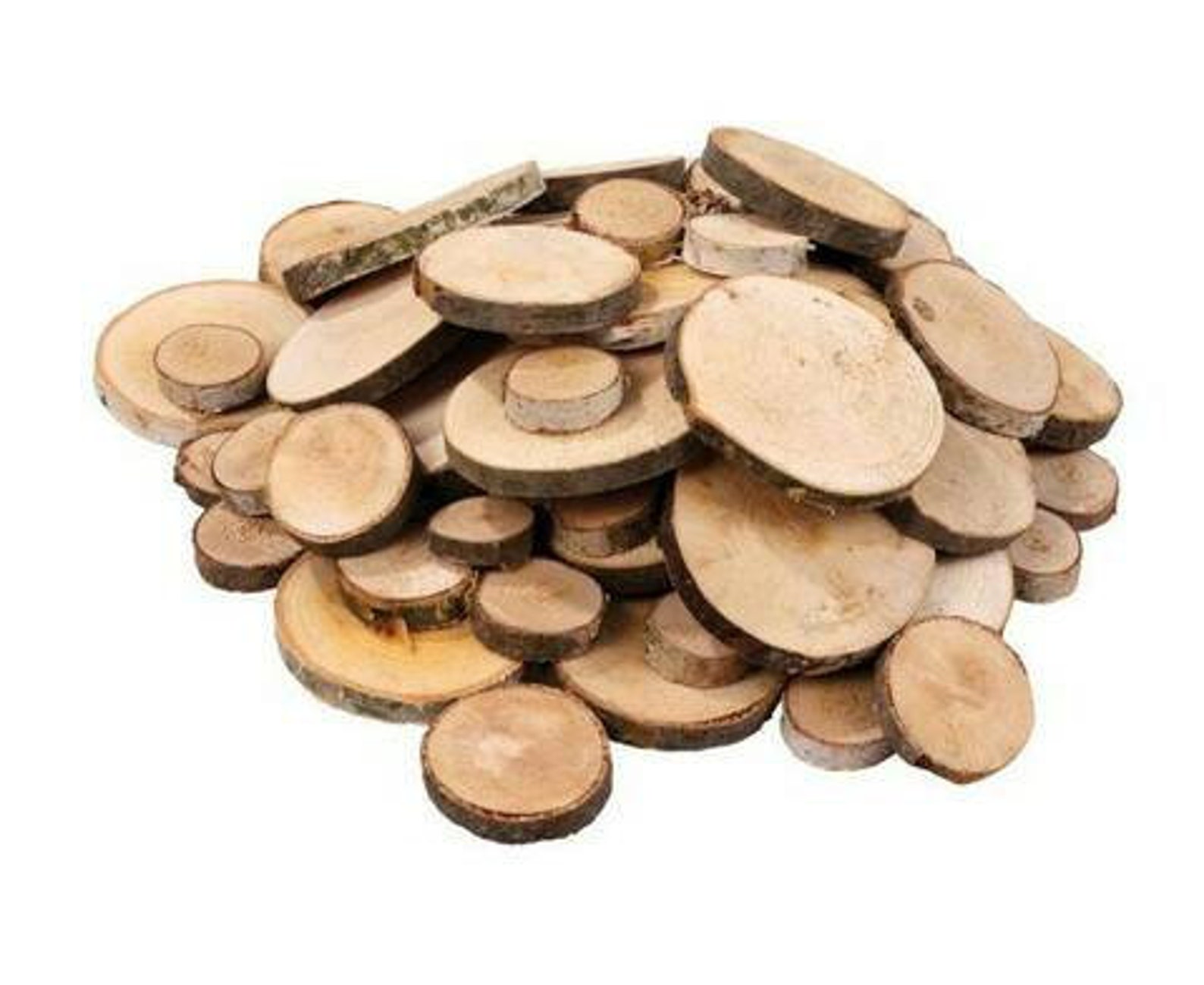 200 tree slices wooden discs branch discs 1 cm to 12 cm to 20 Etsy