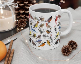 PPD VICKI SAWYER Artichoke Hummingbird New Bone China Coffee Mug