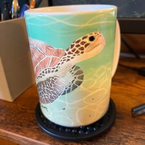 Sea Turtle Ceramic Mug 15oz