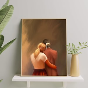 Lesbian Art Print, Lesbian Wall Art Poster, Lesbian Poster, Lesbian Painting Home Decor